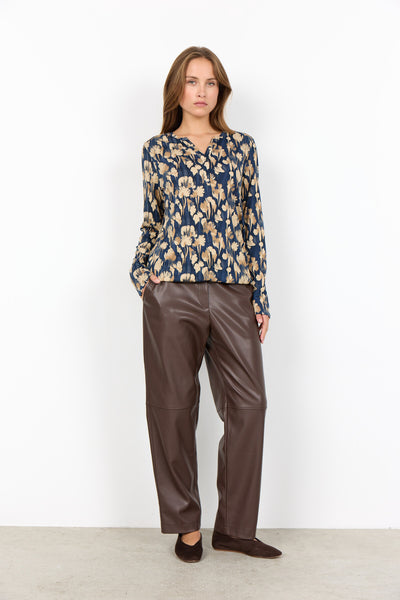 SC-FELICITY AOP 525 Blouse Dark blue