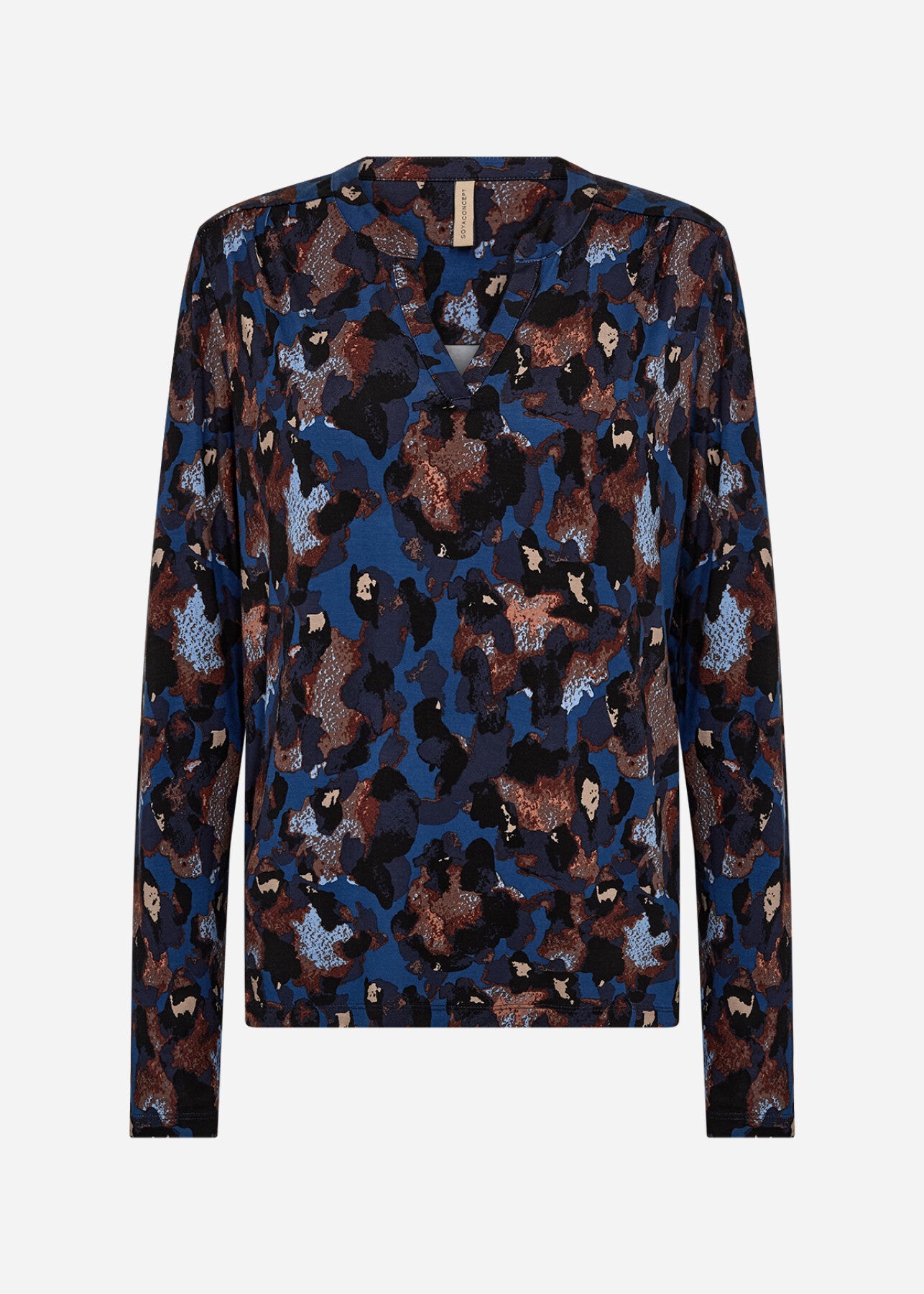 SC-MARICA AOP 341 Blouse Dark blue