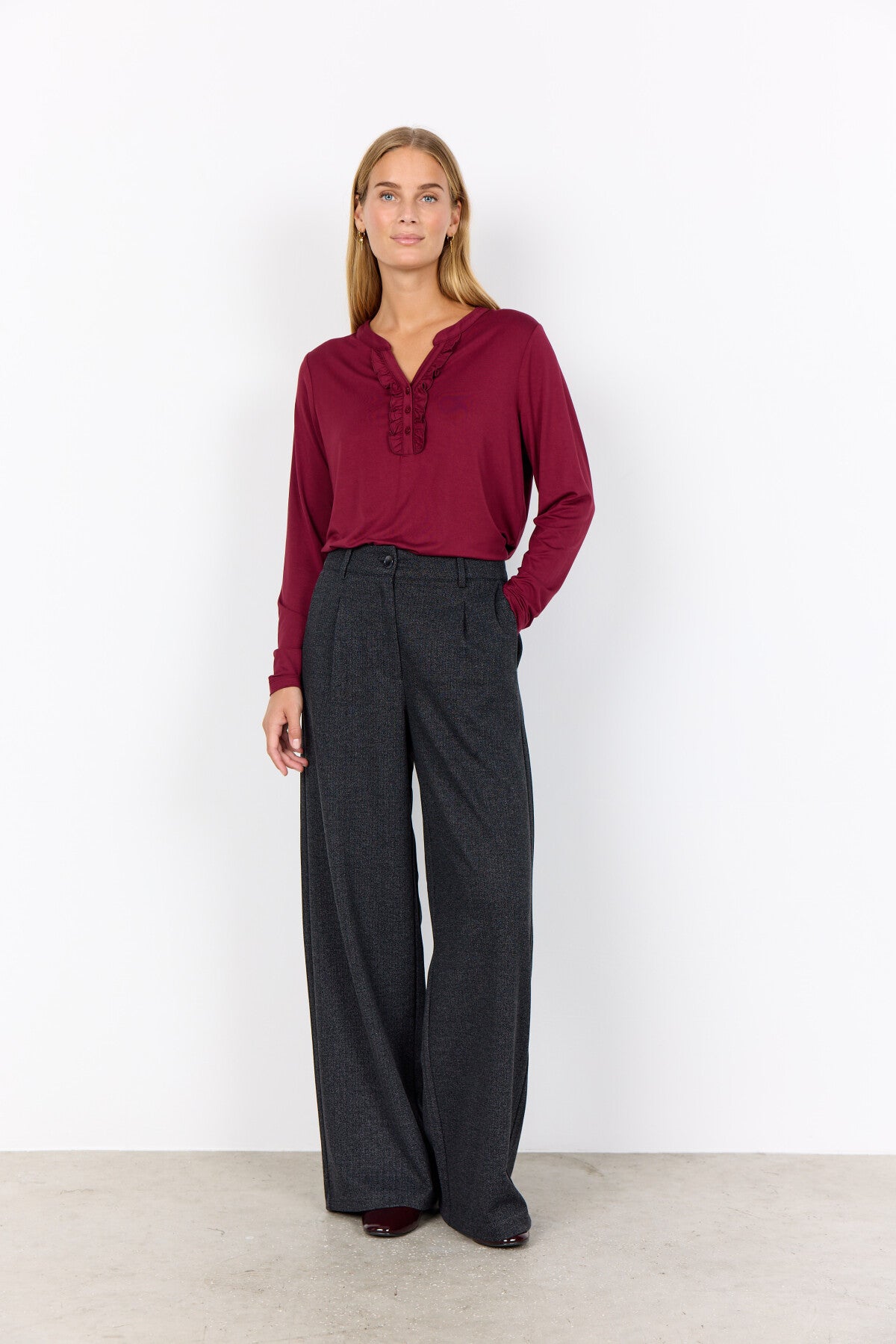 SC-MARICA 339 Blouse Bordeaux