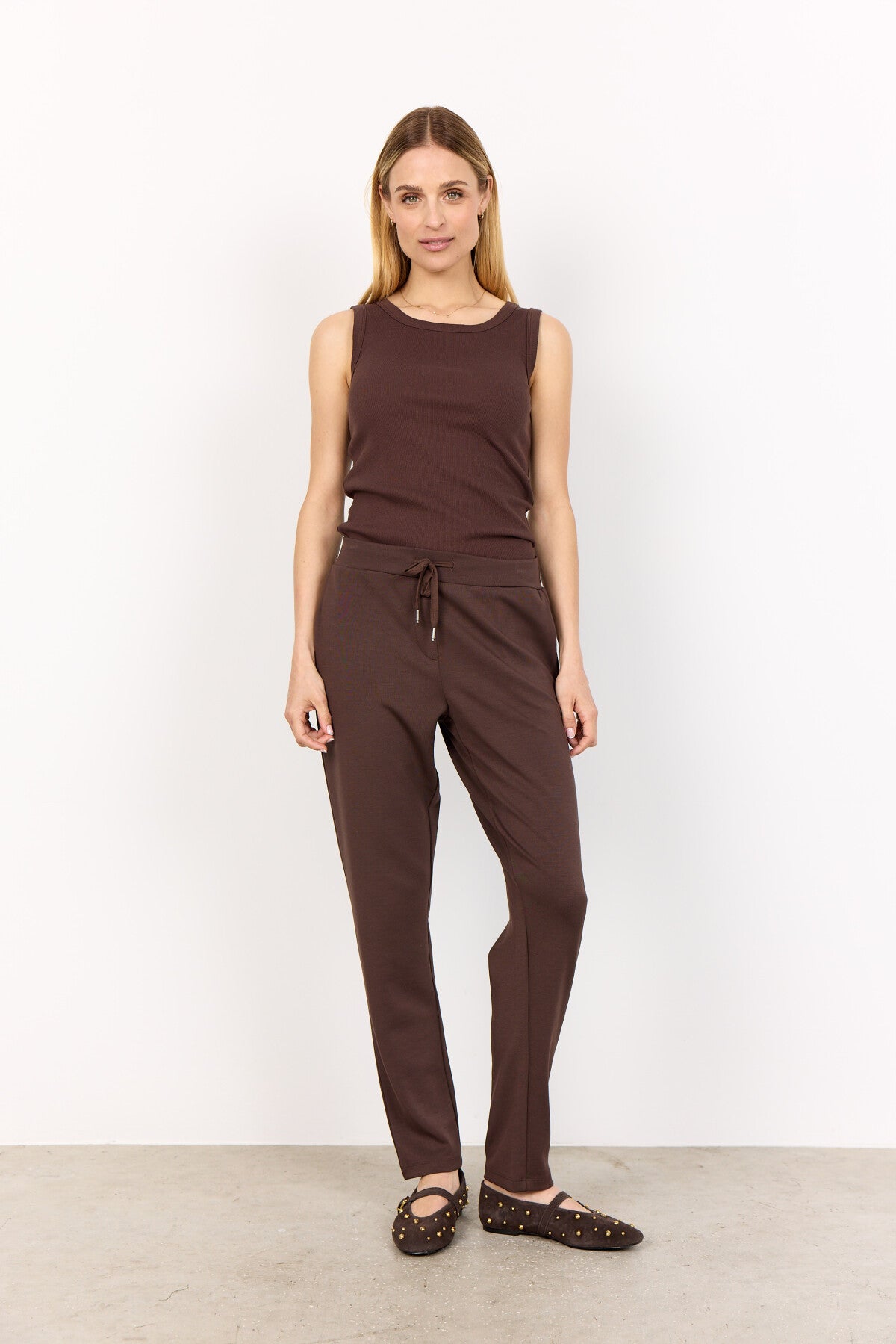 SC-BANU 157 Pants Dark brown