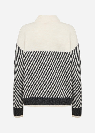 SC-NESSIE STRIPE 71 Pullover Cream