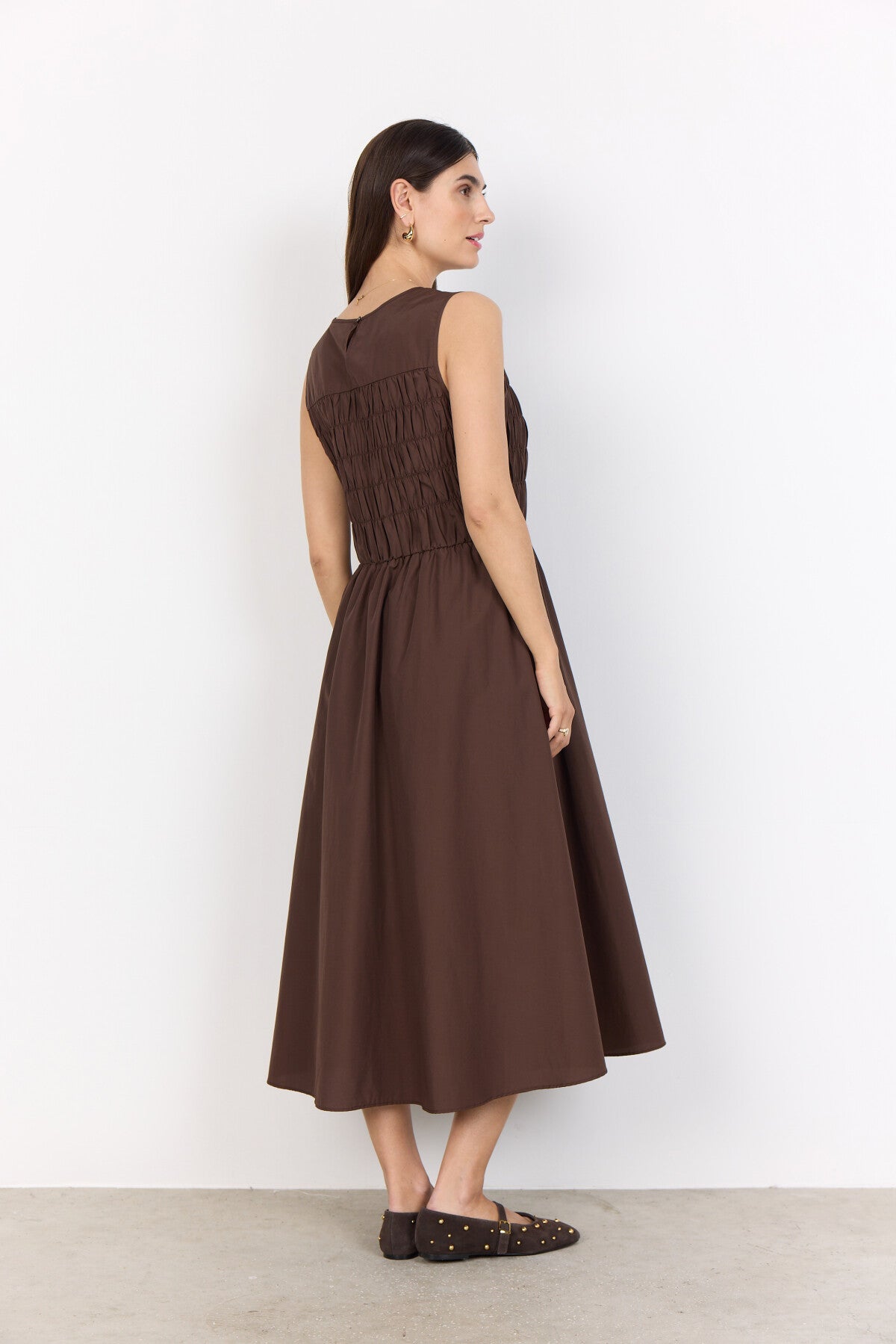 SC-NETTI 107 Dress Dark brown