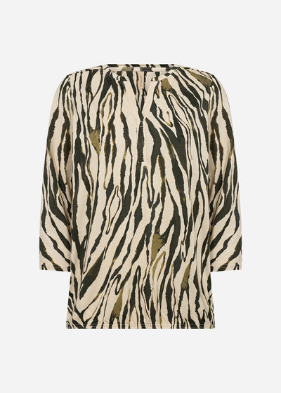 SC-FELICITY AOP 521 Blouse Dark green