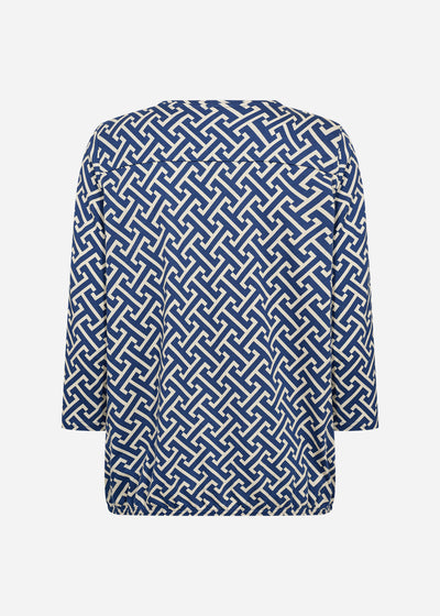 SC-FELICITY AOP 519 Blouse Dark blue