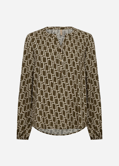 SC-VARLA 4 Blouse Dark green