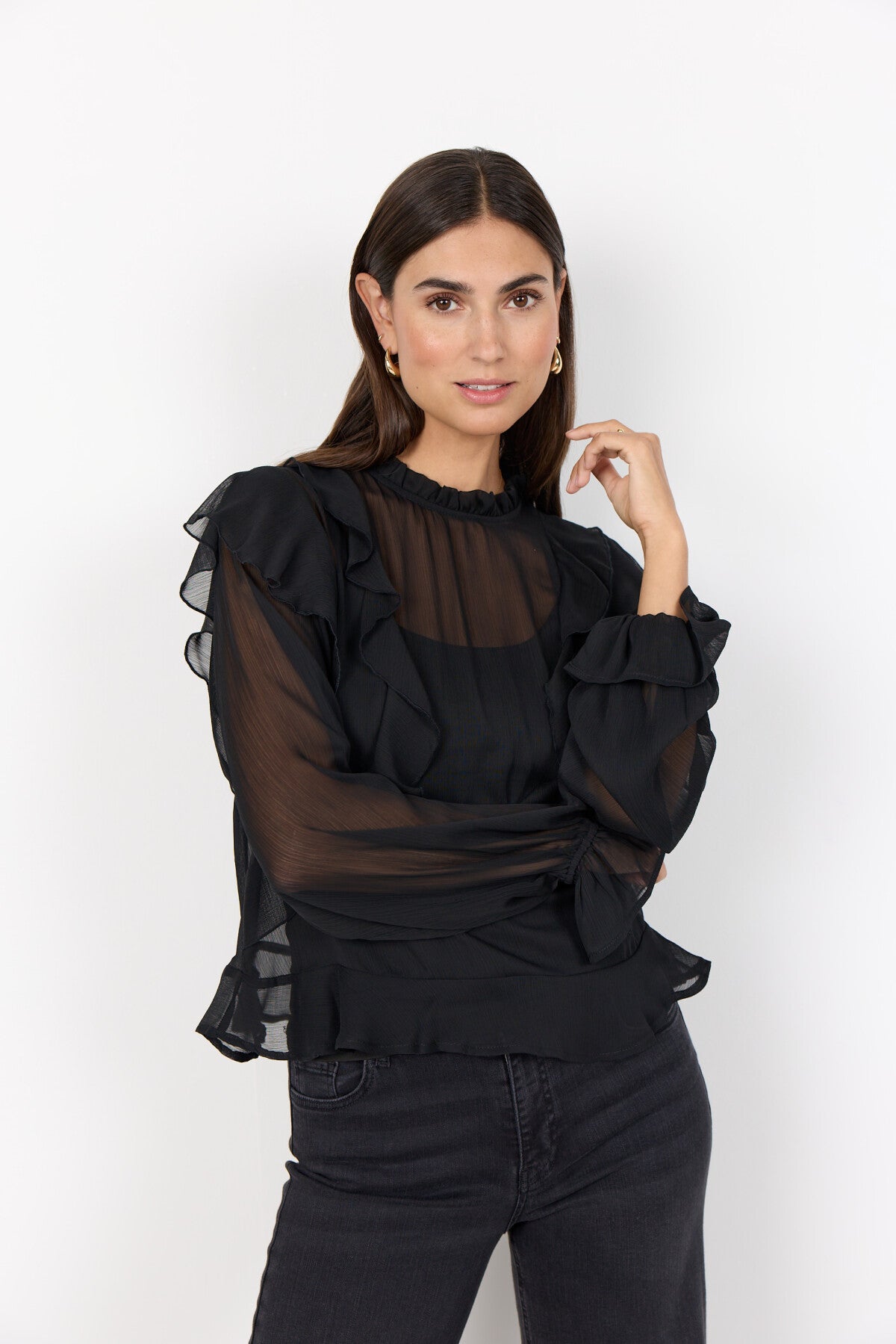 SC-NAIA 3 Blouse Black