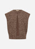 SC-HIRA 1 Waistcoat Dark plum