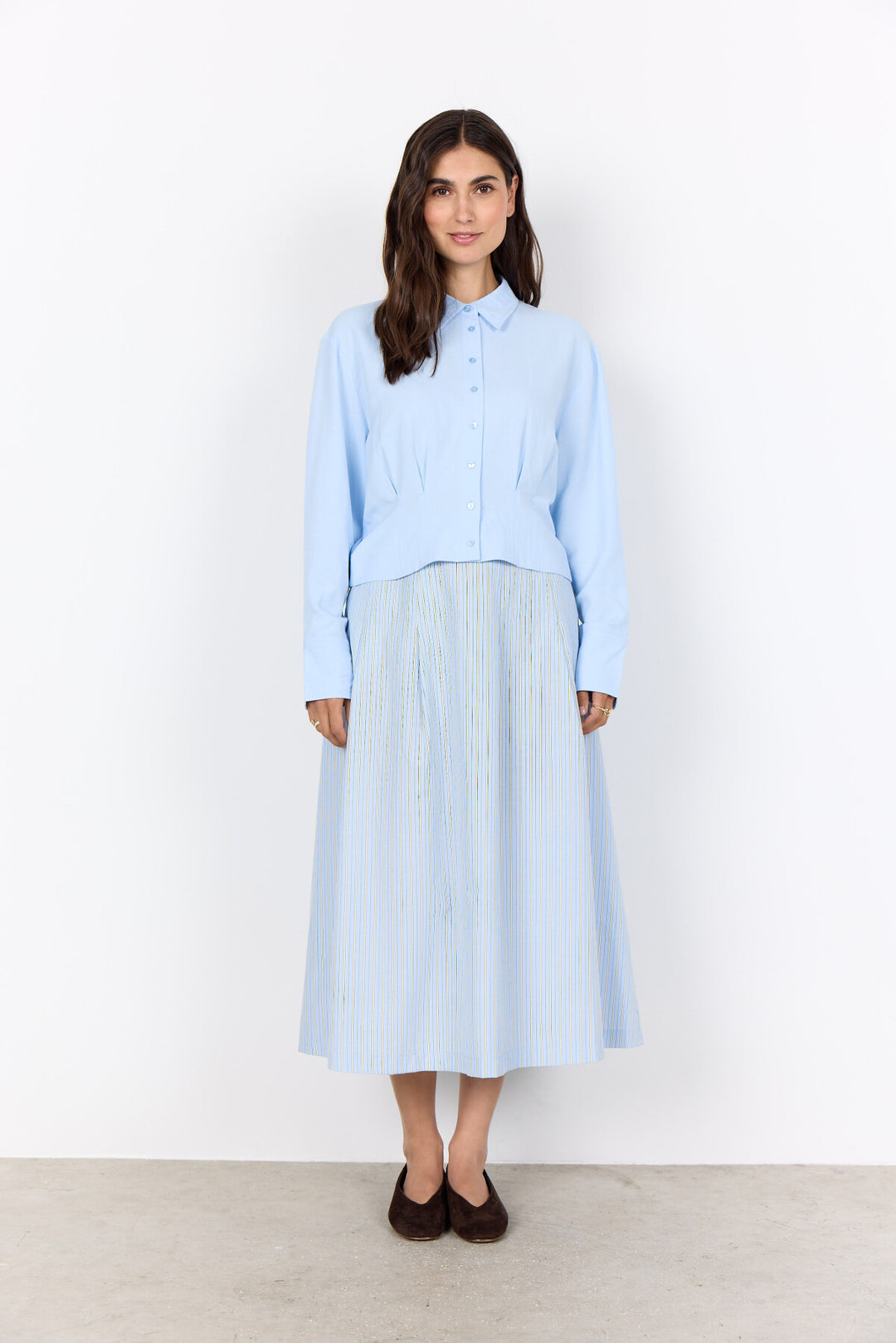 SC-CALA 2 Shirt in Light blue from soyaconcept | Soyaconcept.com