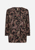 SC-FELICITY AOP 550 Blouse Dark red