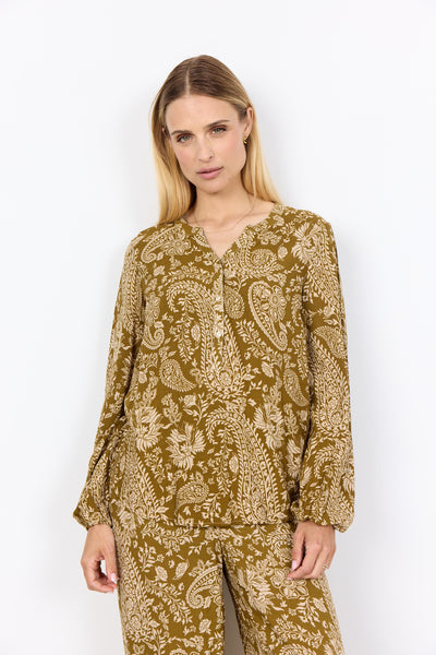 SC-VALGERDA 2 Blouse Dark green