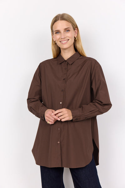 SC-NETTI 52 Shirt Dark brown