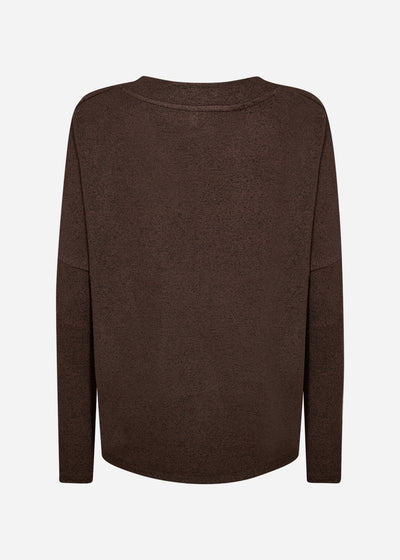 SC-BIARA 90 Blouse Dark brown