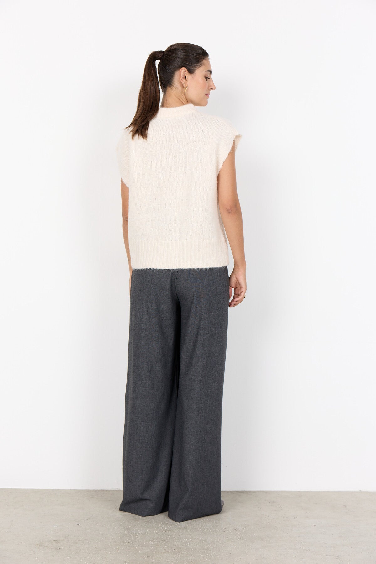 SC-GUNNA 12 Waistcoat Cream