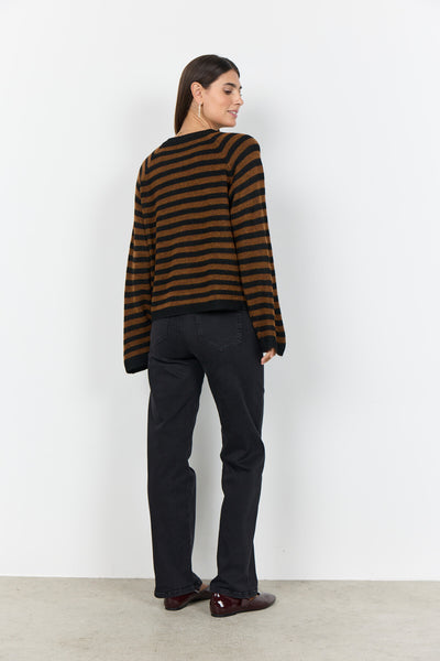 SC-ORLEAN STRIPE 14 Pullover Black