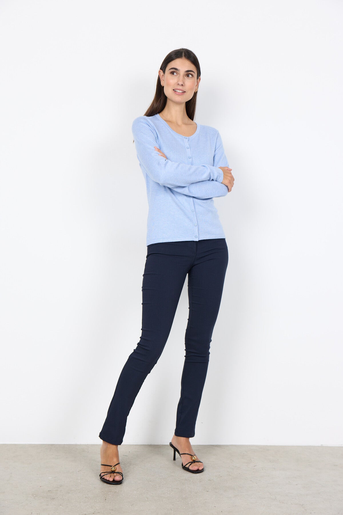 SC-DOLLIE 446 Cardigan Light blue