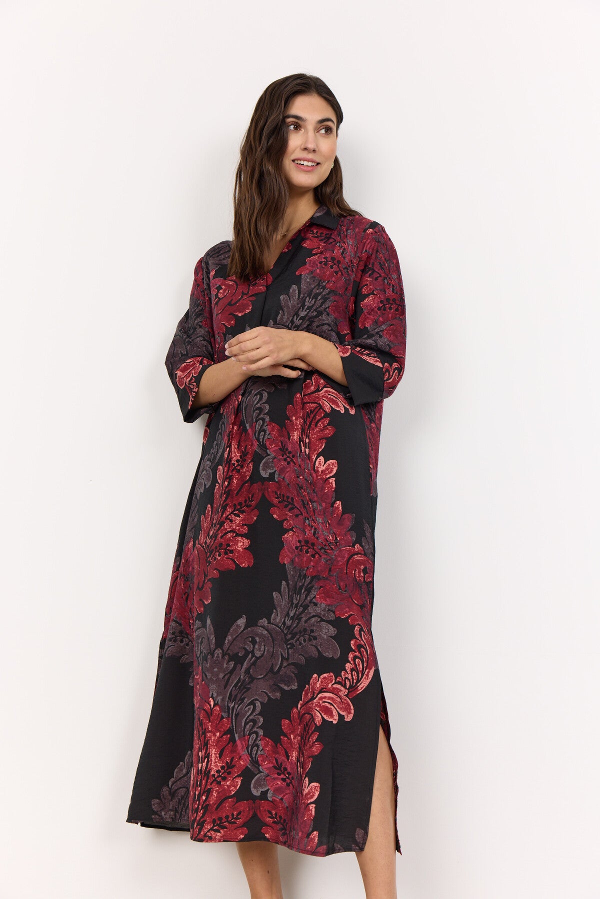 SC-VAIKE 3 Dress Dark red