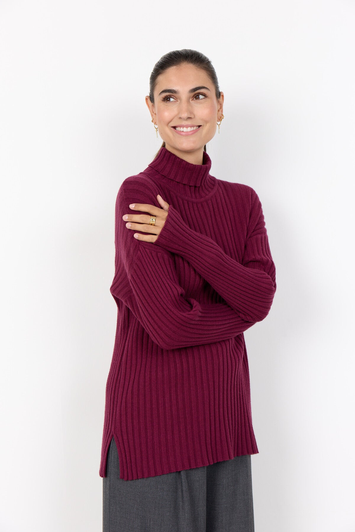 SC-KANITA 22 Pullover Bordeaux