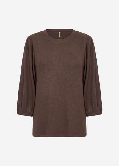 SC-BIARA 116 Blouse Dark brown
