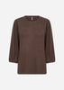 SC-BIARA 116 Blouse Dark brown