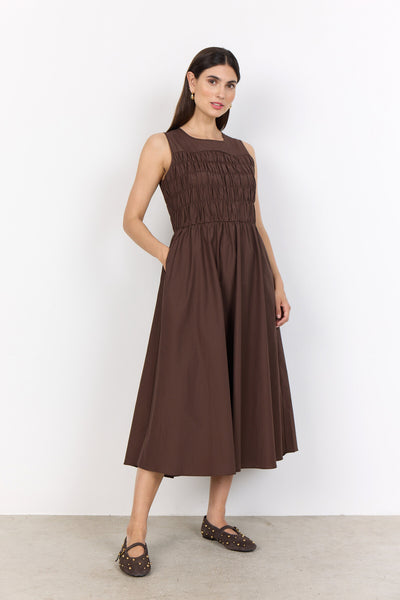 SC-NETTI 107 Dress Dark brown