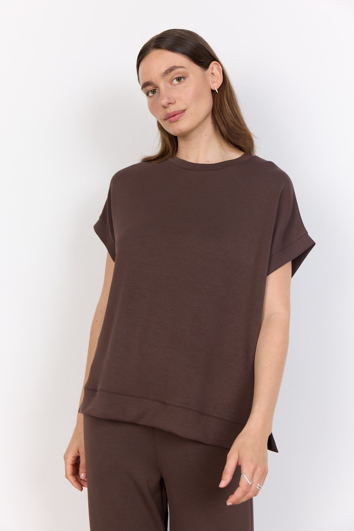 SC-BANU 245 Blouse Dark brown