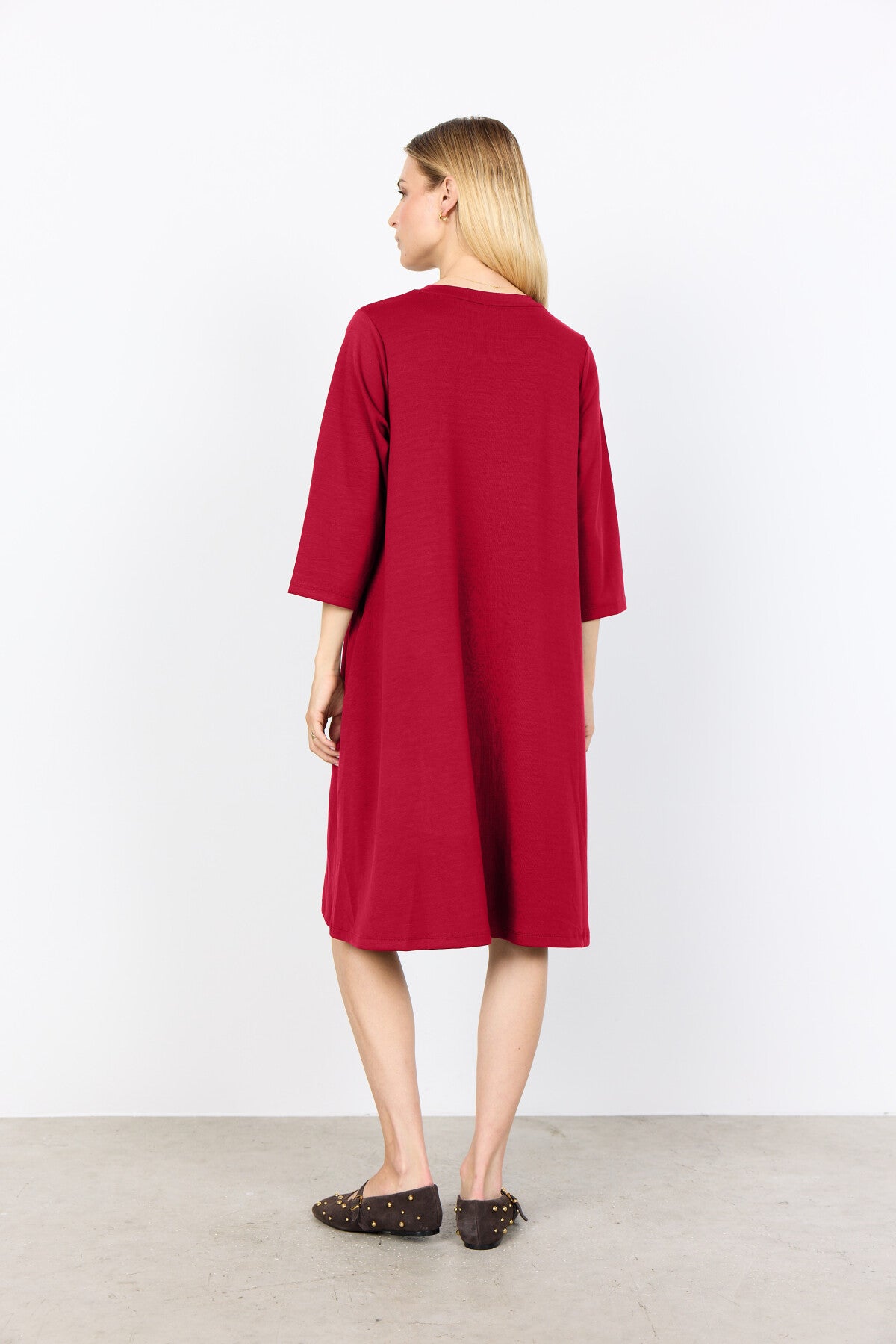 SC-BANU 155 Dress Dark red