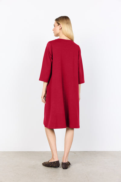 SC-BANU 155 Dress Dark red