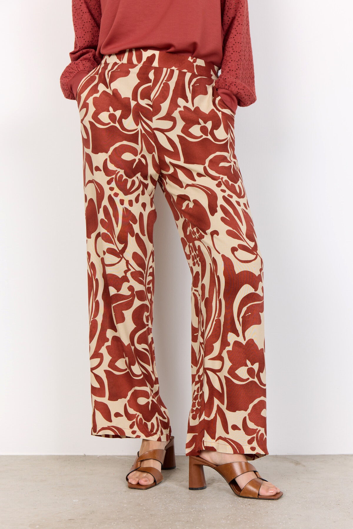 SC-SENTA 2-C Pants Rust red