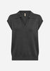 SC-DOLLIE 826 Waistcoat Dark grey