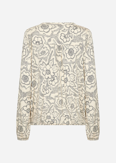 SC-MARICA AOP 347 Blouse Cream