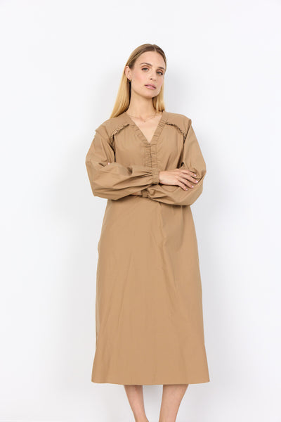 SC-NETTI 111 Dress Dark sand