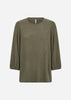 SC-BIARA 116 Blouse Dark green