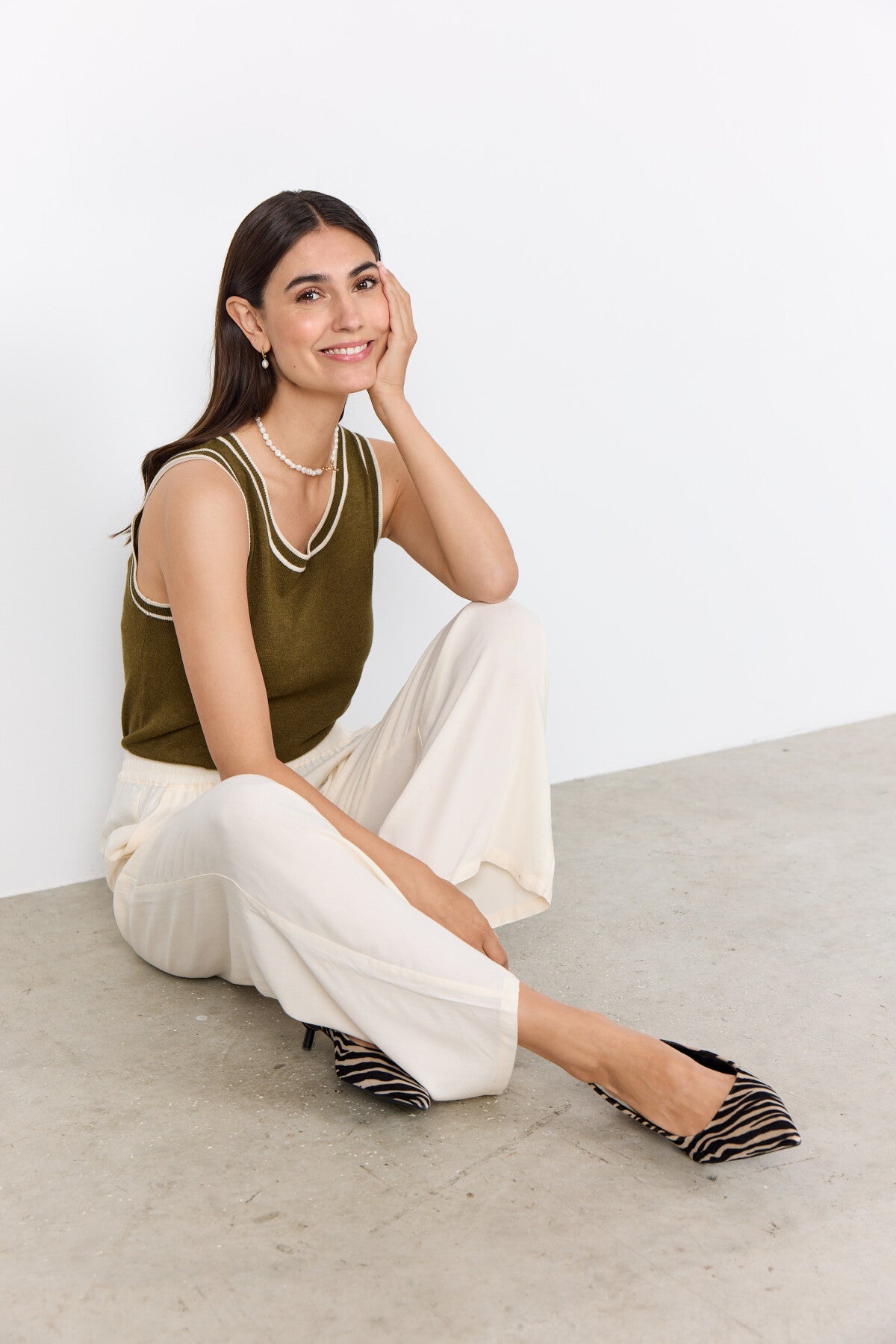 SC-RADIA 218-B Pants Cream