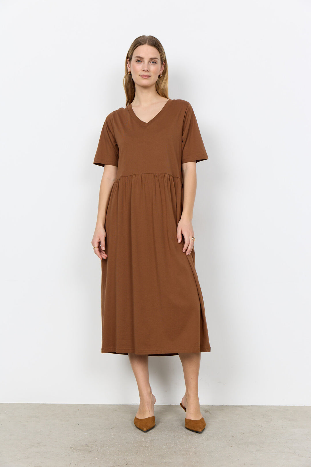 brown derby dress SC-DERBY 164 Dress in Brown from soyaconcept