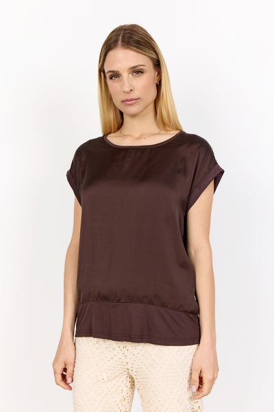 SC-THILDE 6 T-shirt Dark brown