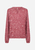 SC-MARICA AOP 347 Blouse Dark red