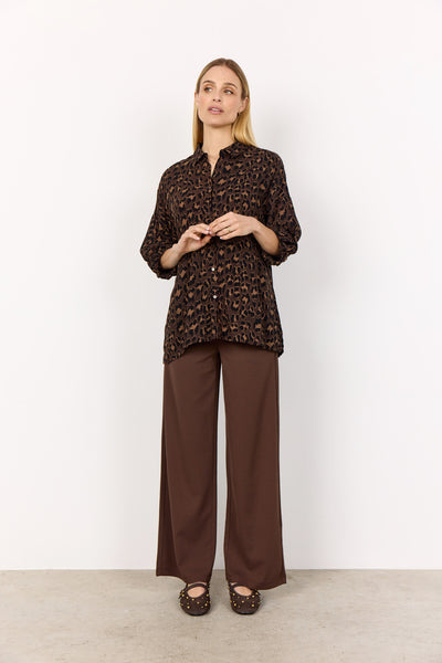 SC-SAFIRA 2 Shirt Dark brown