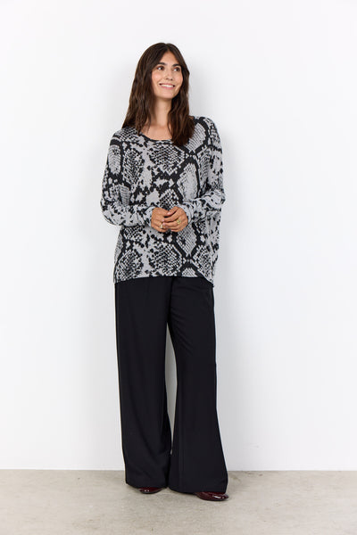 SC-BIARA AOP 145 Blouse Grey