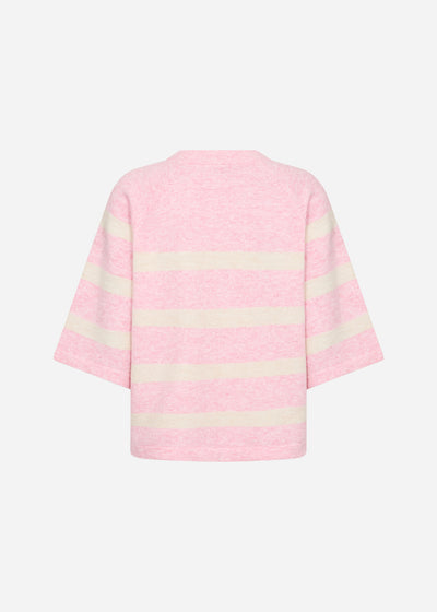 SC-ORLEAN STRIPE 5 Pullover Light pink