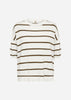 SC-DOLLIE STRIPE 794 Pullover Olive