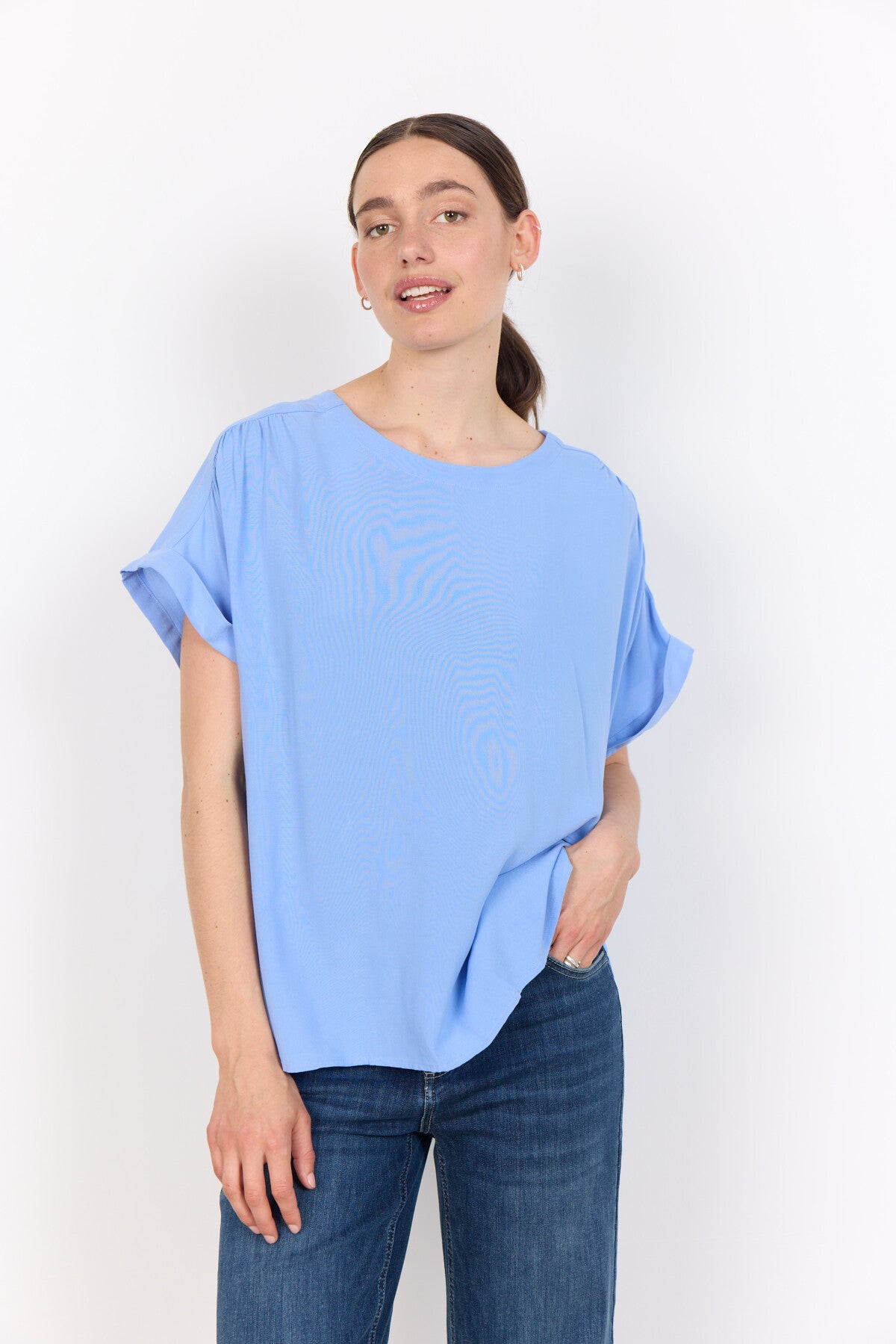 SC-RADIA 214 Blouse Light blue