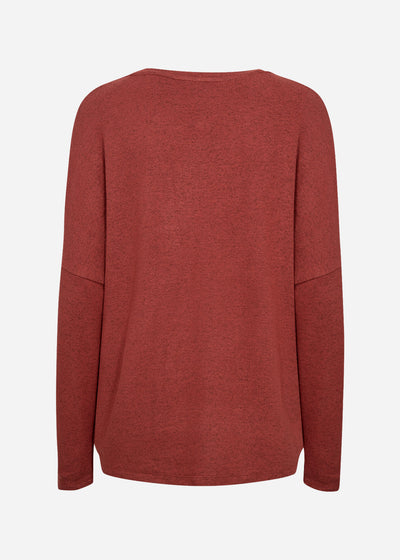 SC-BIARA 1 Blouse Rust red