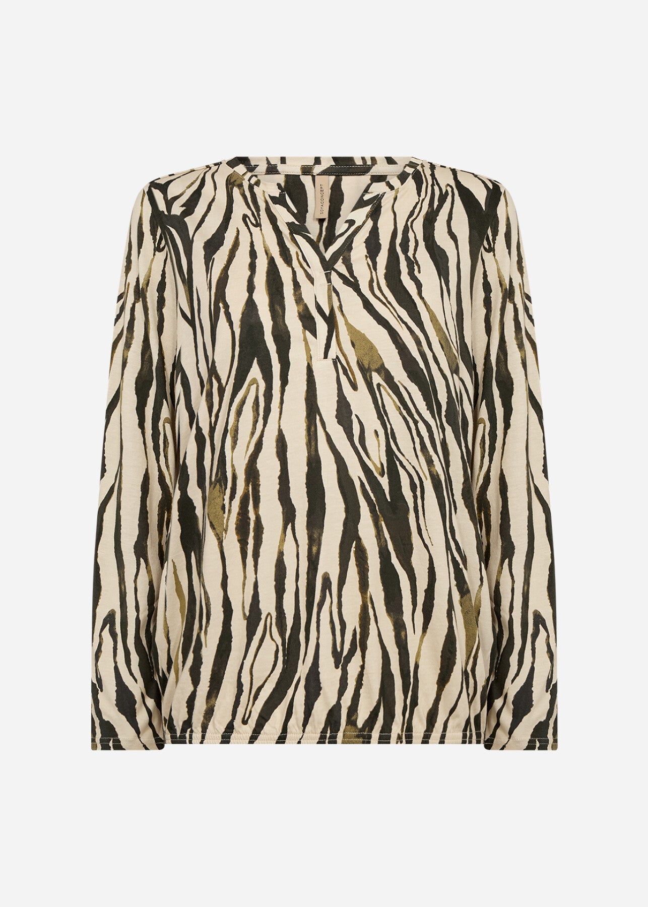 SC-FELICITY AOP 522 Blouse Dark green