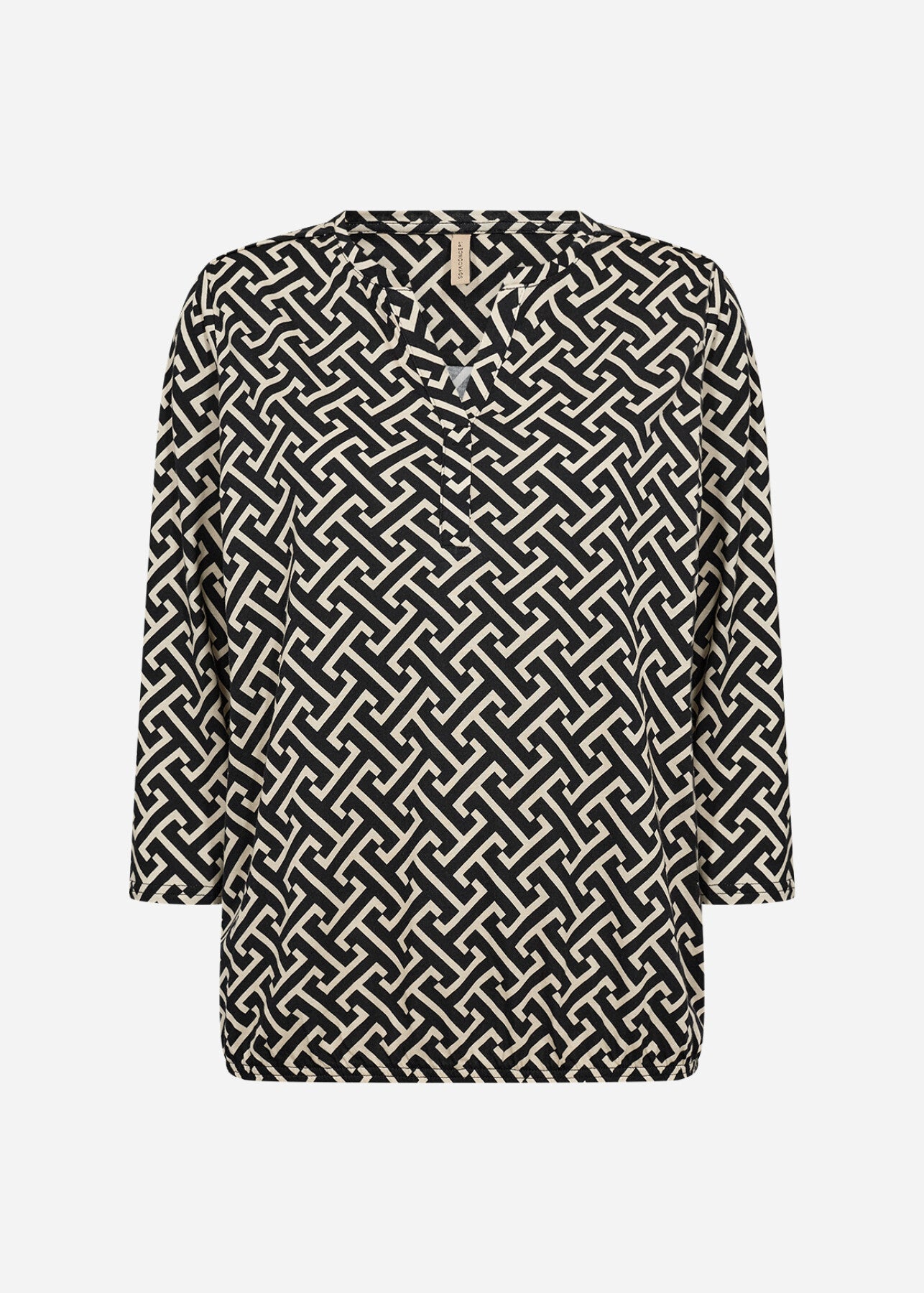 SC-FELICITY AOP 519 Blouse Black