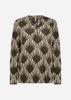 SC-FELICITY AOP 556 Blouse Dark green