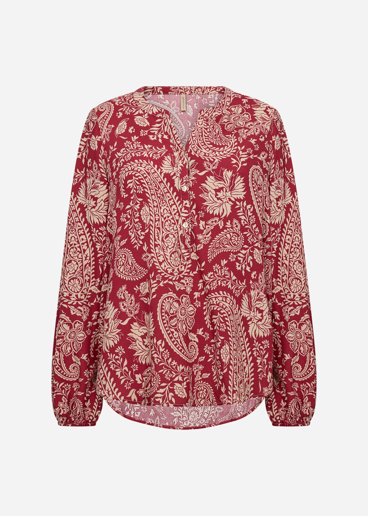 SC-VALGERDA 2 Blouse Dark red
