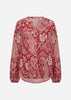 SC-VALGERDA 2 Blouse Dark red