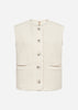 SC-SHAIMA 10 Waistcoat Cream