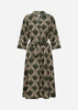 SC-HALIN AOP 3 Dress Dark green