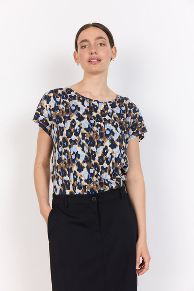 SC-FELICITY AOP 515 T-shirt Light blue